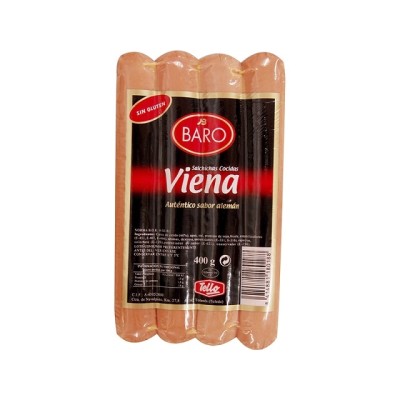 SALCHICHAS VIENA 400 G.                   |UD| 0,400|10