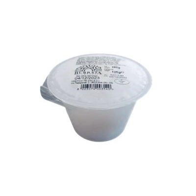 BURRATA CON LATTE VACCINO 125 G.|UD|0,125|12 BURRATA CON LATTE VACCINO 125 G.|UD|0,125|12