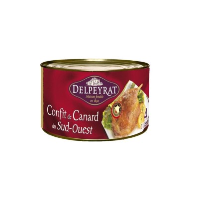 CONFIT PATO 4/5 MUSLOS DELPEYRAT|UD|1,350|06 CONFIT PATO 4/5 MUSLOS DELPEYRAT|UD|1,350|06