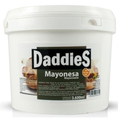MAYONESA CUBO 3600 ML. DADDIES |UD| 3,600|04 MAYONESA CUBO 3600 ML. DADDIES |UD| 3,600|04