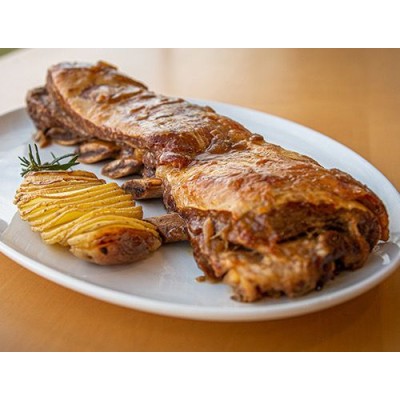 TIRA DE COSTILLA DE VACUNO CONFITADA 1,3 KG.