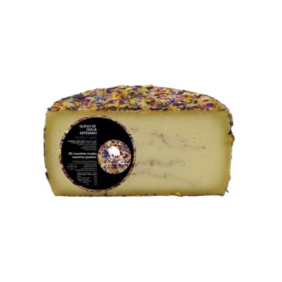 QUESO DE OVEJA DE LECHE CRUDA CURADO CON FLORES Y VINO 1,6 K