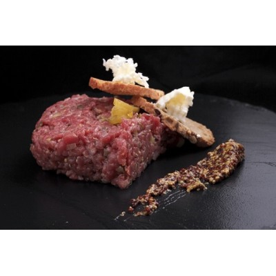 STEAK TARTAR CORTADO A CUCHILLO 100 G. FOODVAC
