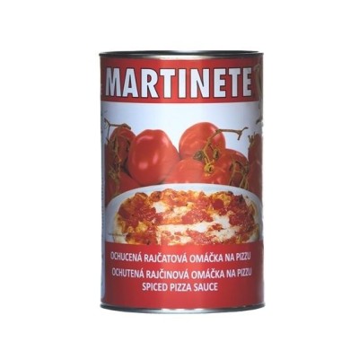 SALSA DE PIZZA MARTINETE 10/12 BRIX LATA 4,150 KG.