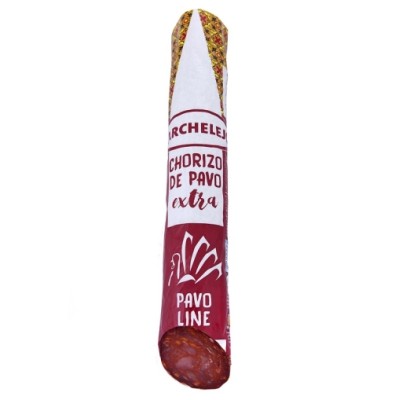 CHORIZO VELA DE PAVO HALAL 1,5 KG. CARCHELEJO