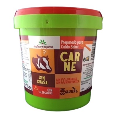 CALDO DE CARNE SIN ALERGENOS 1 KG.