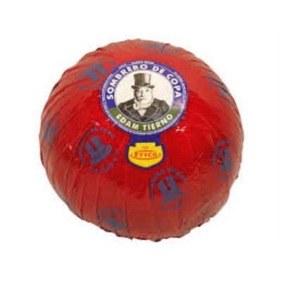QUESO EDAM BOLA SOMBRERO DE COPA TIERNO 2 KG.