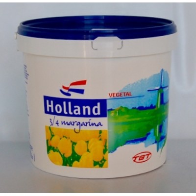 MARGARINA VEGETAL CUBO 5 KG.