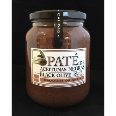 PATE ACEITUNA NEGRA VARIEDAD EMPELTRE 680 G.