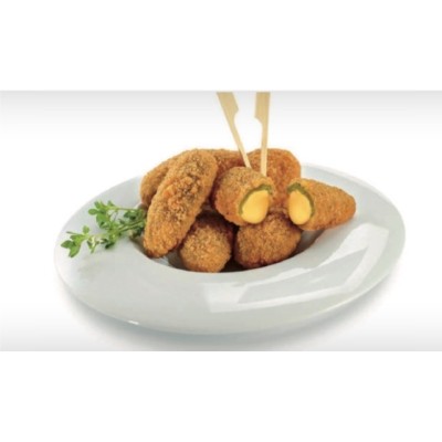 JALAPEÑO VERDE RELLENO DE SALSA CHEDDAR 1 KG.