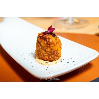 CROQUETA DE CARRILLERA DE VACA RUBIA GALLEGA 40 G. PACK 20 U