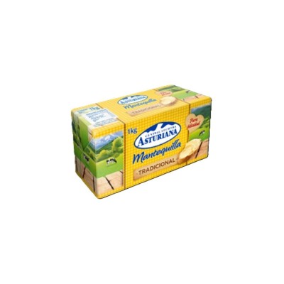 MANTEQUILLA BARRA 1 KG. ASTURIANA