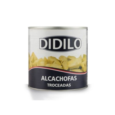 ALCACHOFAS TROCEADAS A CUARTOS LATA 3 KG.