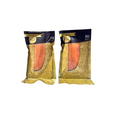 SALMON AHUMADO PRECORTADO MEDIA PLANCHA SM 1,5 KG.
