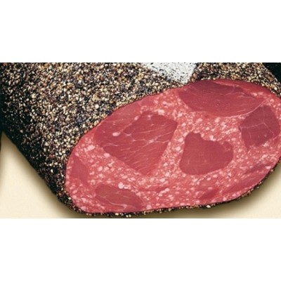 SALAMI CON JAMON Y PIMIENTA NEGRA 4,2 KG.