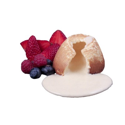 COULANT DE CHOCOLATE BLANCO SIN GLUTEN 100 G. PACK 6 UDS.