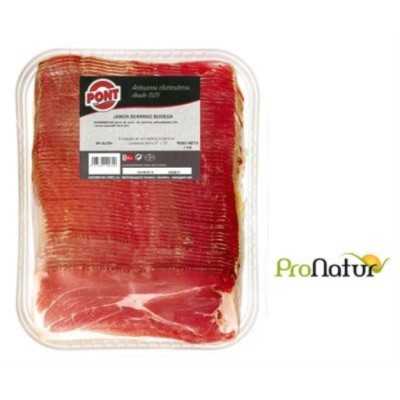 JAMON SERRANO BODEGA EN LONCHAS 500 G