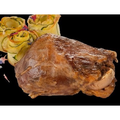 CARRILLADA CERDO CON HUESO CONFITADA 400 G.