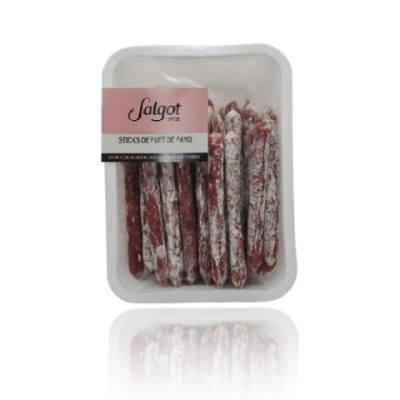 STICKS DE FUET DE PAVO 500 G. SALGOT