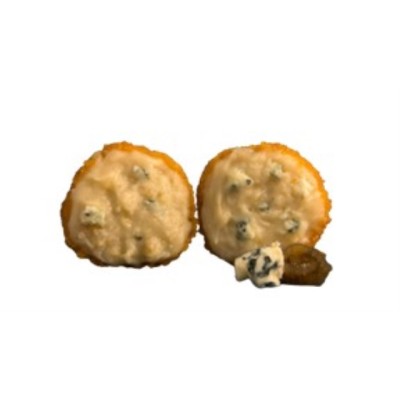 CROQUETA DE QUESO AZUL Y CEBOLLA CARAMELIZADA 40 G. PACK 1 K